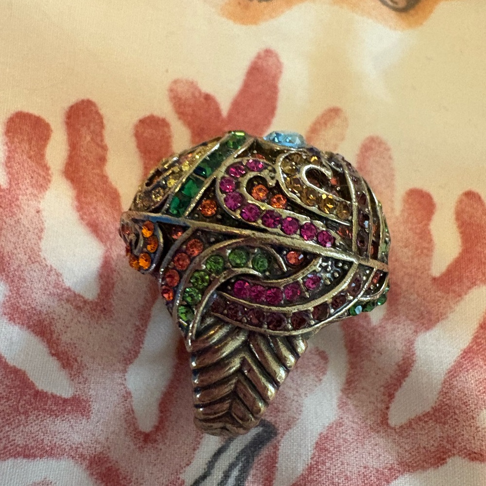 Heidi Daus Multicolor Statement Ring - image 3